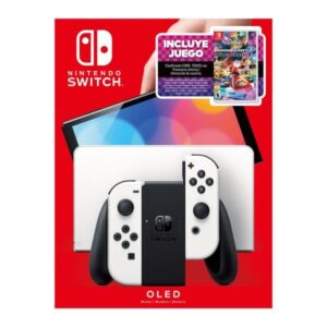 NINTENDO SWITCH OLED BLANCA 64GB - MARIO KART 8 Creta Gaming