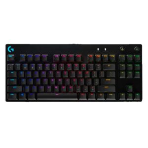 TECLADO GAMING RGB LOGITECH G PRO TKL MECÁNICO ALÁMBRICO INGLES 920-009388