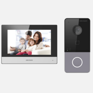 CONTROL DE ACCESO IP HIKVISION video intercom kit for villa or house. only one call button; DS-KV6113-WPE1 x1;/DS-KH6320-WTE1 x1 / PSU x2 - DS-KIS603-P 305303632