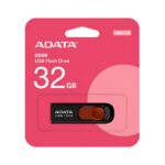 MEMORIA USB 2.0 32GB ADATA BLACK+RED  AC008-32G-RKD