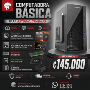 Computadora Ryzen 3 X-Micro