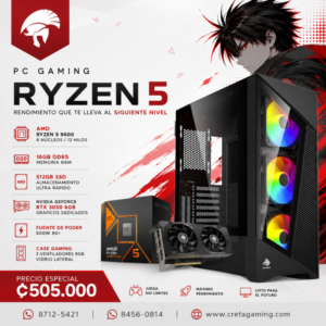 Computadora Ryzen 5 9600 + RTX 5050