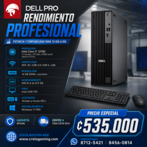 Computadora DELL PRO Intel i7