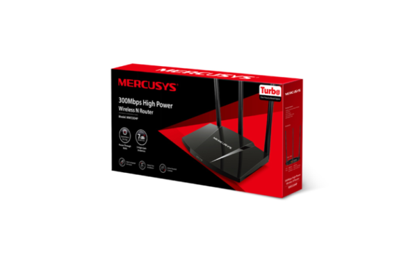 ROUTER MERCUSYS INALAMBRICO 300MBPS HIGH POWER MW330HP (UN)