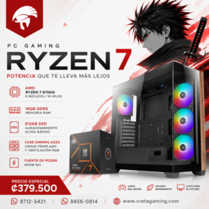 Computadora AMD RYZEN 7 8700G