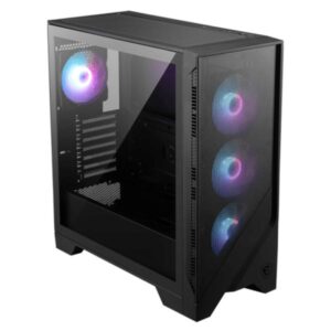 CASE GAMING MSI MAG FORGE 321R AIRFLOW TORRE MEDIA 3 ABANICOS FRONTALES Y 1 ABANICO TRASERO  PUERTO USB 3.2 Y USB-C 306-7G23R15-HH9