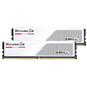 MEMORIA RAM PC 32GB (2 X 16GB) G.SKILL RIPJAWS S5 DDR5 6000MHZ CL48 F5-6000J3648D16GX2-RS5W