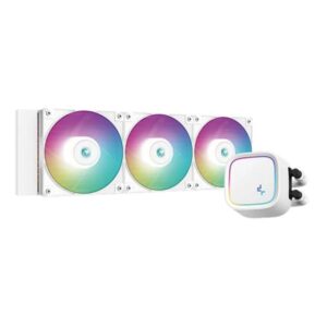 ENFRIAMIENTO LIQUIDO DEEPCOOL LE720 360MM ARGB PARA CPU BLANCO R-LE720-WHAMMN-G1