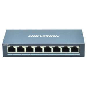 SWITCH 8 PUERTOS HIKVISION L2. UNMANAGED. 8 GIGABIT RJ45 PORTS. DESKTOP PLASTIC DS-3E0508-E (O-STD) 301801288