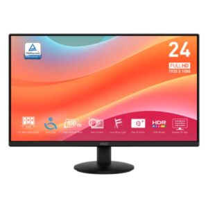 MONITOR MSI PRO MP242L 23.8" PLANO 1920 X 1080 100 HZ ANTI-GLARE HDMI 9S6-3PD5CT-004