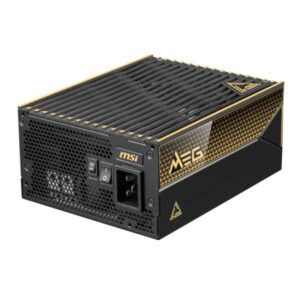 FUENTE DE PODER MSI MEG AI1600T PCIE5 1600W 80 PLUS TITANIUM MODULAR ATX 3.1 306-7ZPEX12-CE0