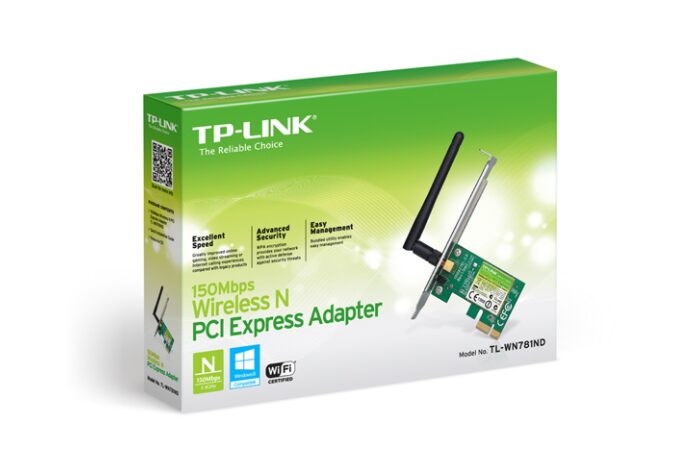 TARJETA DE RED TP LINK TL-WN781ND PCI-E WI-FI 4 150MBPS 2.4 GHZ