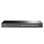 SWITCH TP LINK TL SF1024 24 PUERTOS FAST ETHERNET 10/100 MBPS NO ADMINISTRABLE NEGRO