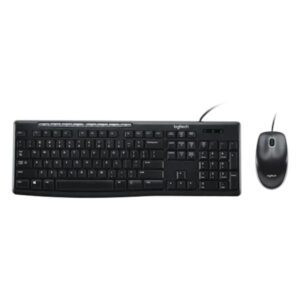 TECLADO Y MOUSE LOGITECH MK200 ALÁMBRICO USB INGLÉS 920-002716