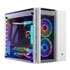 CASE CORSAIR CRYSTAL SERIES 280X RGB TEMPERED  GLASS MICRO ATX WHITE CC-9011137-WW