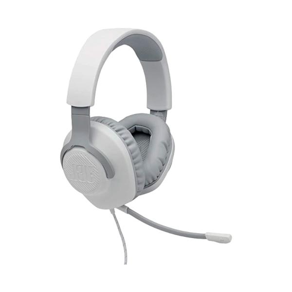 HEADSET GAMING JBL QUANTUM 100 ALÁMBRICO JBLQUANTUM100WHTAM BLANCO