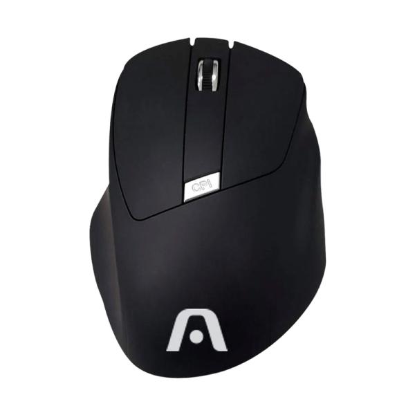 MOUSE ARGOM MAXI INALAMBRICO CON RECEPTOR ARG-MS-0033BK Negro