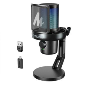MICROFONO MAONO DM40 PRO USB E INALAMBRICO CON CANCELACION DE RUIDO