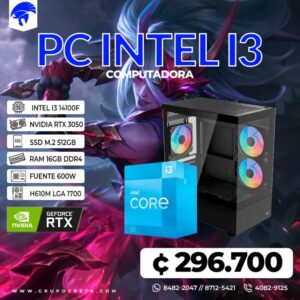 PC Intel Core i3 Creta Gaming