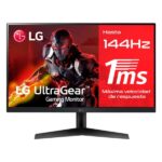 MONITOR 24'' LG 24GN60R-B FHD 1920 x 1080 144 Hz DP HDMI PLANO SLIM 195174040942