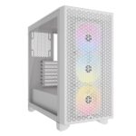 CASE GAMING RGB CORSAIR 3000D AIRFLOW MID TOWER VENTILADORES 3 DE 120MM CON VIDRIO LATERAL Y MALLA FRONTAL CC-9011256-WW BLANCO