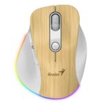 MOUSE RGB GENIUS ERGO 9000S PRO INALÁMBRICO BLUETOOTH 2400 DPI 31030039407 MADERA