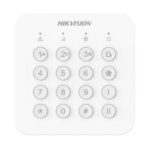 TECLADO PARA ALARMA INALAMBRICO HIKVISION AX HOME DS-PK201B-WB(O-STD) 433.1-433.7 MHZ CORRIENTE MAXIMA 190 MA ALCANCE DE HASTA 1000M 302402336 BLANCO