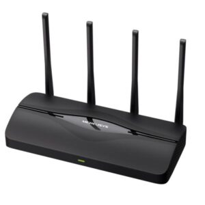 ROUTER MERCUSYS MR27BE(EU) DUAL BAND 2.4/5 GHZ 3600 MBPS WIFI 7 PUERTOS WAN / LAN NEGRO