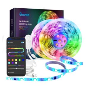 CABLE DE LUCES GOVEE WIFI RGB LED STRIP LIGHTS (5 METROS) X 2 ROLLOS - H6110
