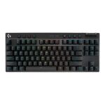 TECLADO GAMING RGB LOGITECH G PRO X TKL MECÁNICO INALÁMBRICO INGLÉS 920-012127