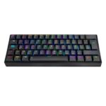 TECLADO GAMING RGB EAGLE WARRIOR KAY182U0003C  60% MECÁNICO INALÁMBRICO BT ESPAÑOL NEGRO