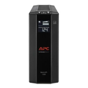 UPS APC BX1350M-LM60 1350VA 810W UPS LINEA INTERACTIVA 120VAC AVR 10 TOMAS LCD NEGRO