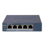 SWITCH HIKVISION DS-3E1505P-EI/M(O-STD) 4 PUERTOS GIGABIT POE / 1 PUERTO GIGABIT RJ45 ADMINISTRABLE 301802989 GRIS