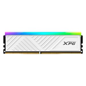 MEMORIA RAM PC 16GB XPG AX4U360016G18I SWHD35G DDR4 3600 MHZ CL18 1.35 V SPECTRIX D35G. RGB. DISIPADOR BAJO PERFIL. XMP 2.0 DIMM 288 PINES BLANCO