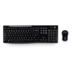TECLADO Y MOUSE LOGITECH MK270 COMBO MEMBRANA INALÁMBRICO 2.4 GHZ INGLES 920-004536