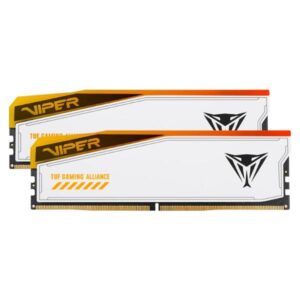MEMORIA RAM PC 32GB PATRIOT VIPER ELITE 5 TUF RGB PVER532G66C34KT DDR5 6600 MHZ CL34 1.4 V-BLANCO DIMM 288 PINES