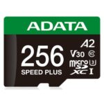 MEMORIA MICRO SDXC 256GB ADATA SPEED PLUS 180/160 MB/S COMPATIBLE CON DRONES NINTENDO 4K UD256GUI3V30A2SP-RA1