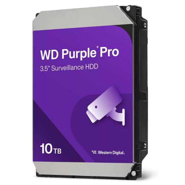 HD INTERNO 10TB WESTERN DIGITAL WD102PURP 3.5" SATA III 512MB/S 7200 RPM CACHE SURVEILLANCE