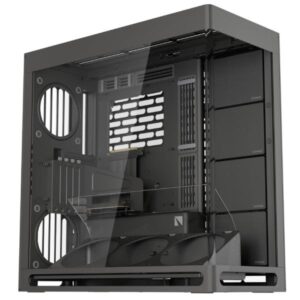 CASE GAMING HAVN HS 420 VGPU MID TOWER SIN VENTILACIÓN INCLUIDA CON VIDRIO PANORÁMICO FRONTAL Y LATERAL HVN-CA-HS420-08