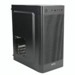 CASE NOVA CM05Q1RA003C MINI TOWER SIN VENTILACIÓN INCLUIDA CON FUENTE DE PODER 600W PE600RNF013C NEGRO