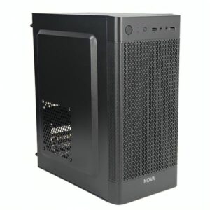 CASE NOVA CM05Q1RA003C MINI TOWER SIN VENTILACIÓN INCLUIDA CON FUENTE DE PODER 600W PE600RNF013C
