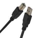 CABLE DE ALIMENTACIÓN PARA IMPRESORAS USB-A 2.0 A USB-B NOVA FAD30118001C 1.8M