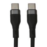 CABLE USB-C A USB-C NOVA FAD31918001C 65W 1.8M NYLON CARGA RAPIDA NEGRO