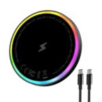 CARGADOR INALAMBRICO ORAIMO POWERDOCK 15W CABLE DE CARGA INCLUIDO OWH-1151 NEGRO