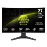 MONITOR GAMING MSI MAG 276CF E20 27"  CURVO 1920 X 1080  200 HZ  ANTI-GLARE  HDMI Y DP  9S6-3CE11M-026