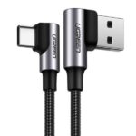 CABLE USB-A ANGULO RECTO A USB-C ANGULO RECTO UGREEN US176 2M 20857