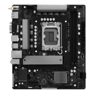 TARJETA MADRE ASROCK H810M-X WIFI LGA1851 MICRO ATX DDR5 NEGRO