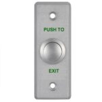 BOTON DE SALIDA Y EMERGENCIA HIKVISION DS-K7P02(O-NEU) (E)  MAX. 36 VDC 3 A COMPATIBLE CON MARCOS DE PUERTA HUECOS Y CAJAS ELECTRICAS EMPOTRADAS 302900560