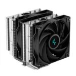 ENFRIAMIENTO DE AIRE DEEPCOOL AG620 LGA2066/AM5 2X120MM HIDRÁULICO R-AG620-BKNNMN-G-1 NEGRO