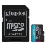 MEMORIA MICRO SD 128GB KINGSTON SDCG4/128GB CLASE 10 UHS-I V30 200 MB/S / 100 MB/S PARA DRONES Y CAMARAS DEPORTIVAS